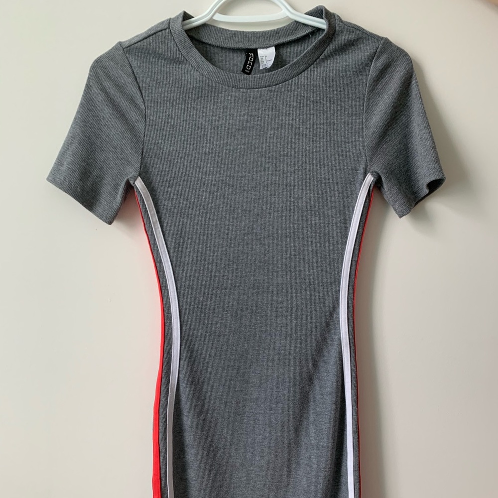 Grey body con dress from H&M